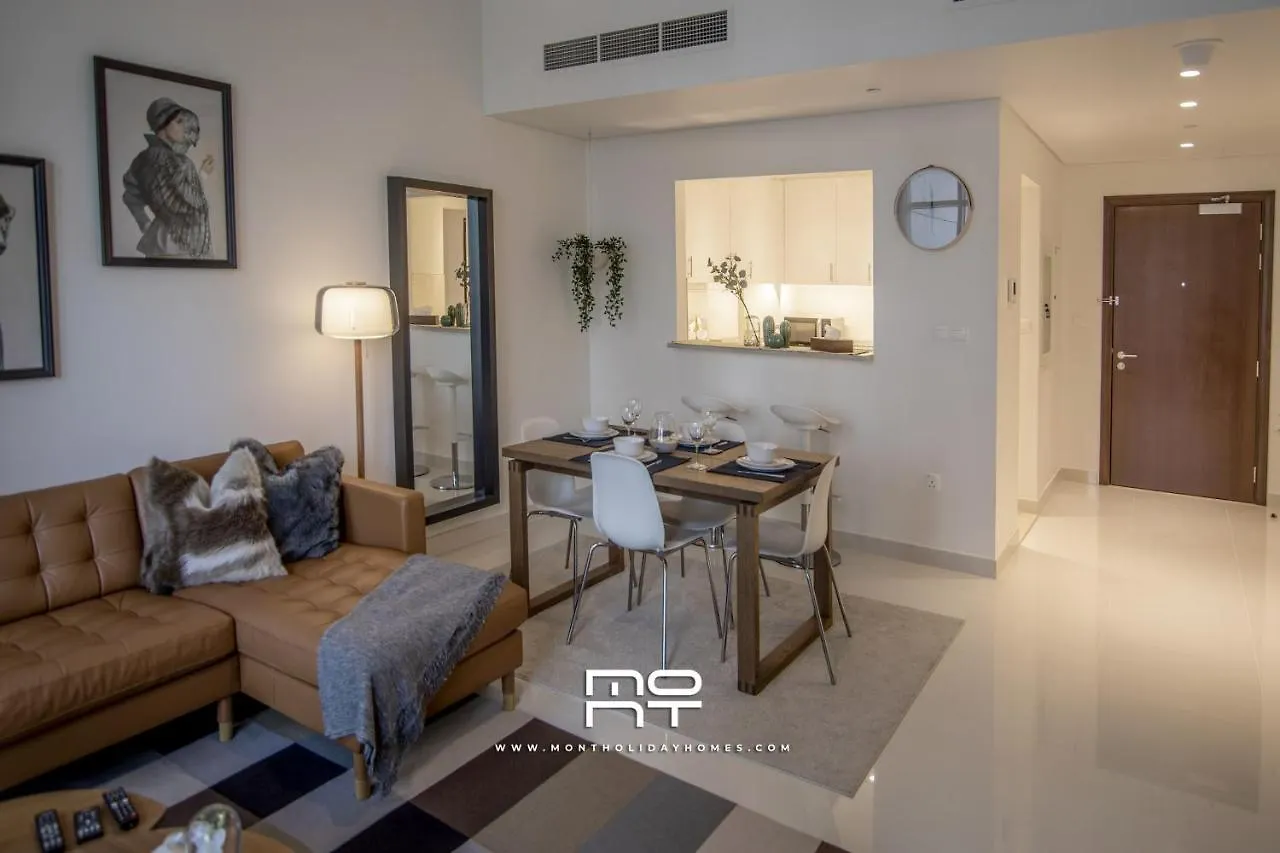 Elegant Apt With Balcony Minutes From Burj Khalifa Dubaj